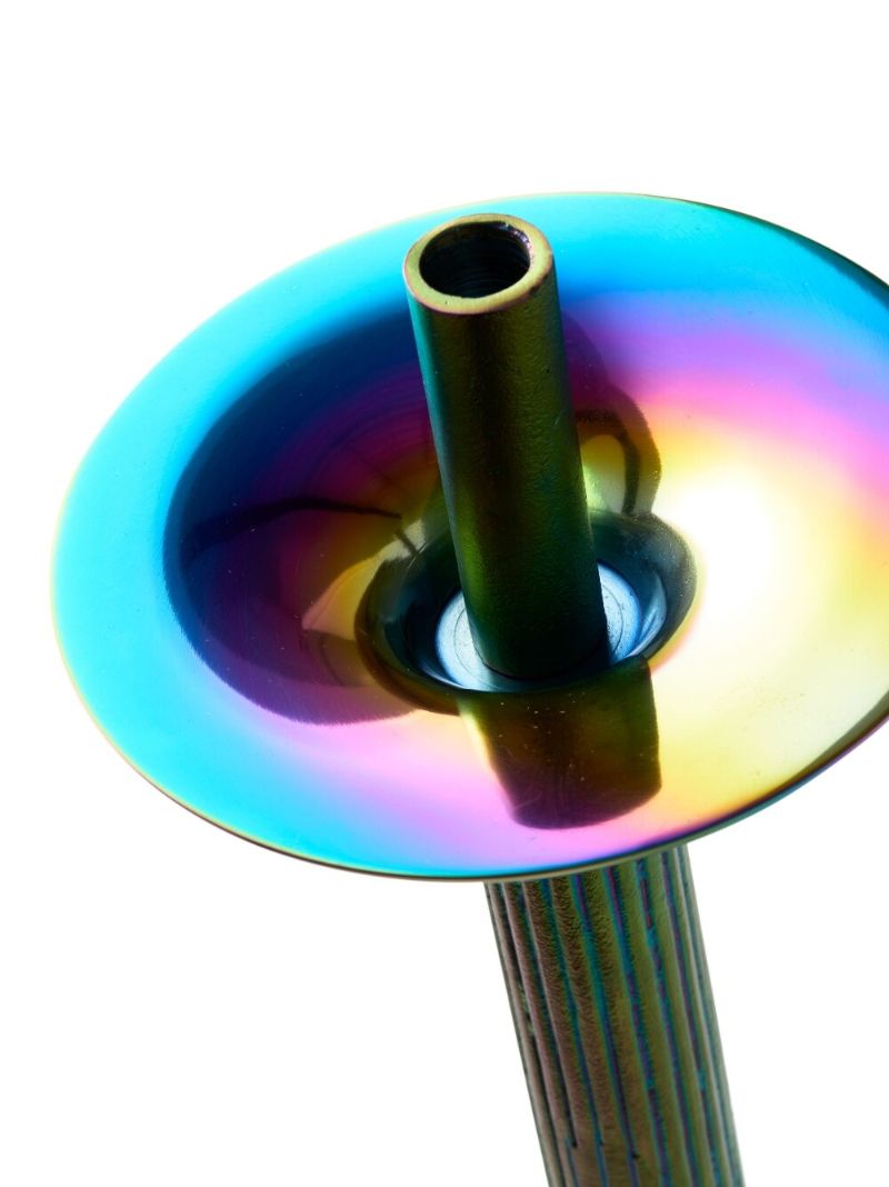 Iridescent Doric Large Candle Holder