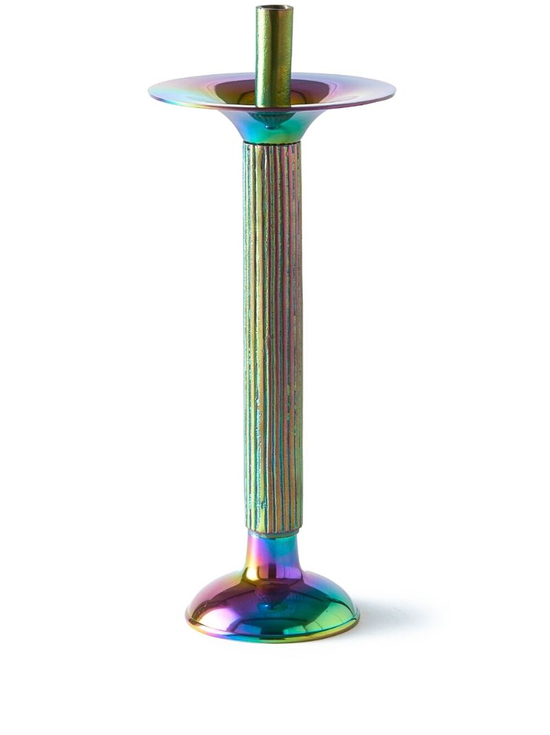 Iridescent Doric Large Candle Holder
