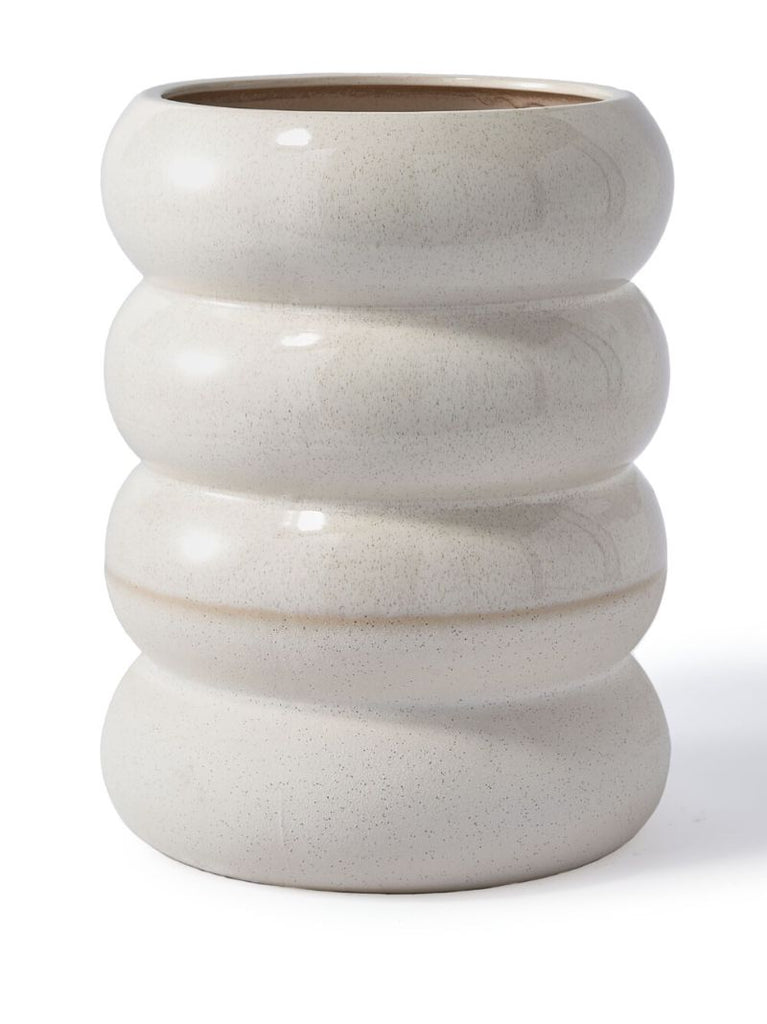 White Chubby Vase