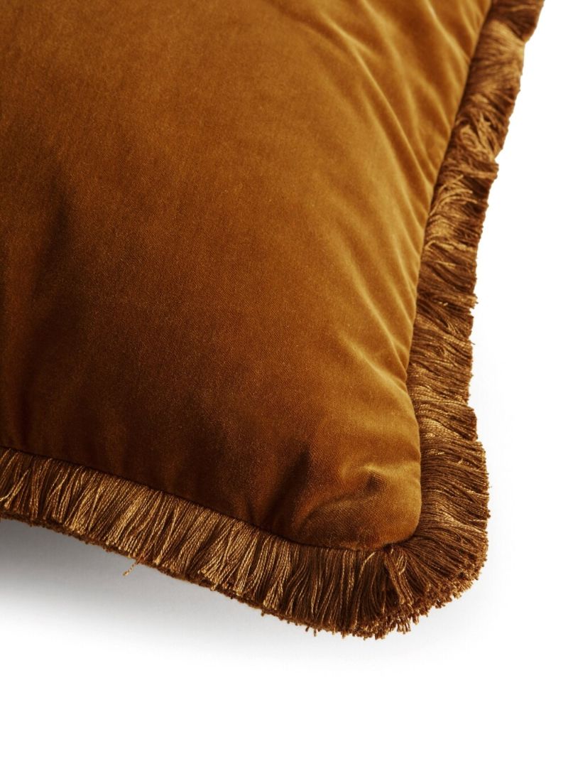 Yellow Margeaux Velvet Cushion