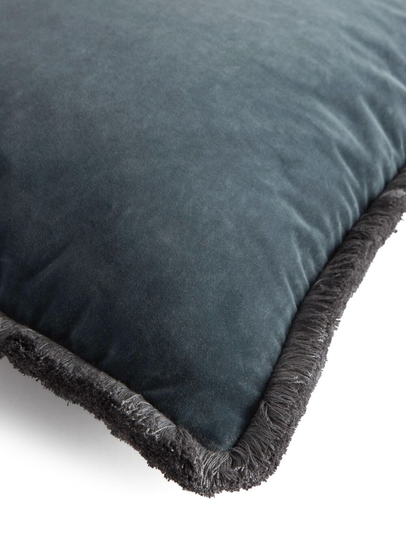 Blue Margeaux Velvet Cushion