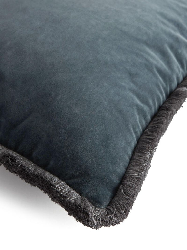 Blue Margeaux Velvet Cushion