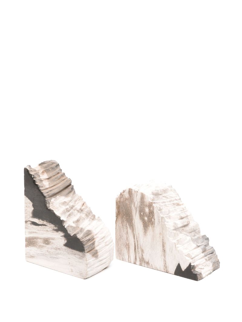 Brown Balfern Wood Bookends