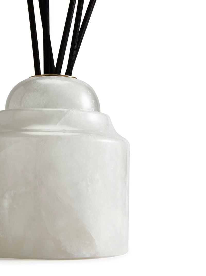 White Trento Fig Verde Marble Diffuser