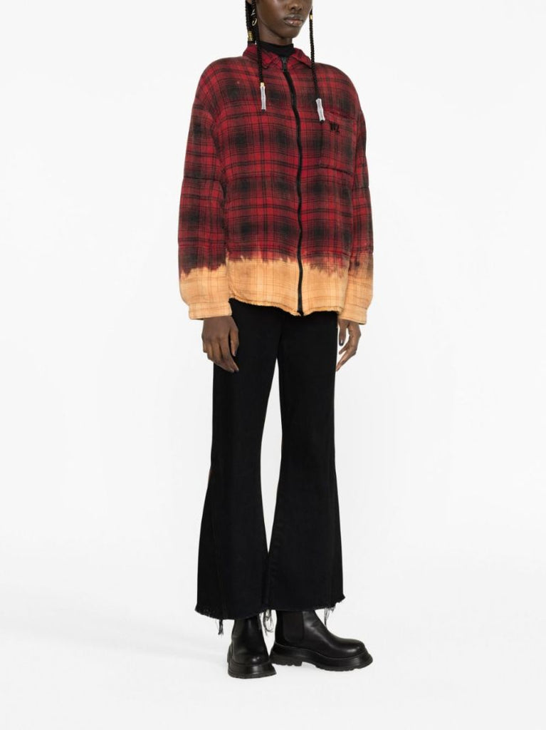 Red Bunny Heart Print Shirt Jacket