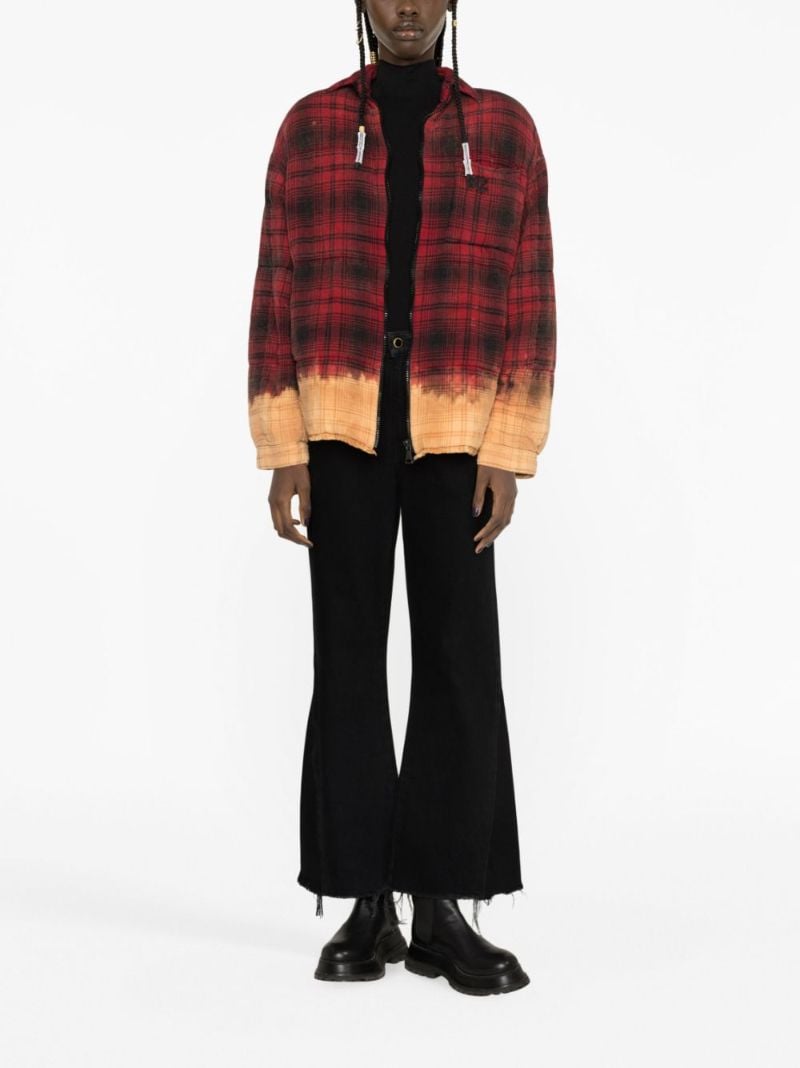 Red Bunny Heart Print Shirt Jacket