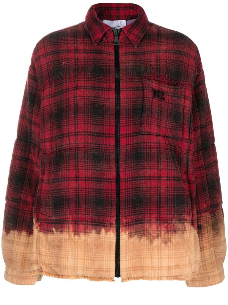 Red Bunny Heart Print Shirt Jacket