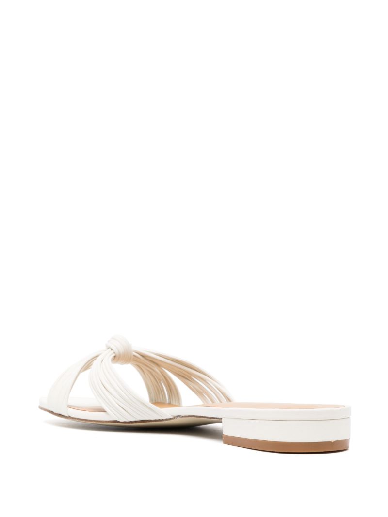 White Peridot Knotted Mules