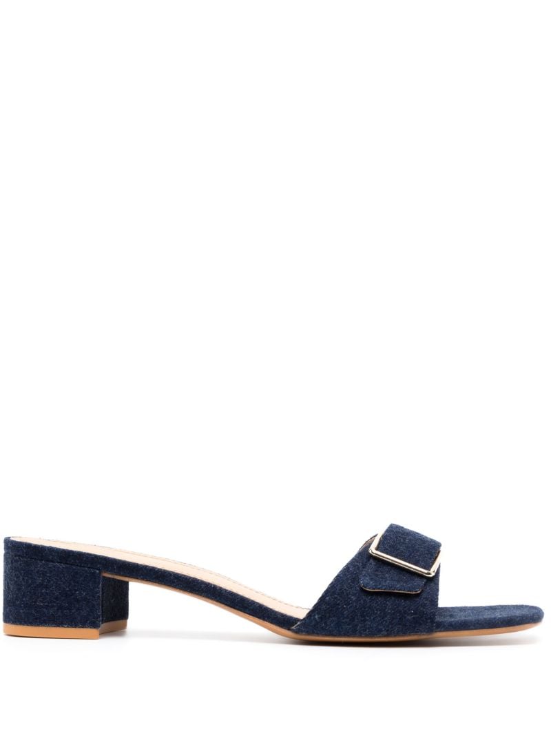 Blue Adria 35 Denim Mules