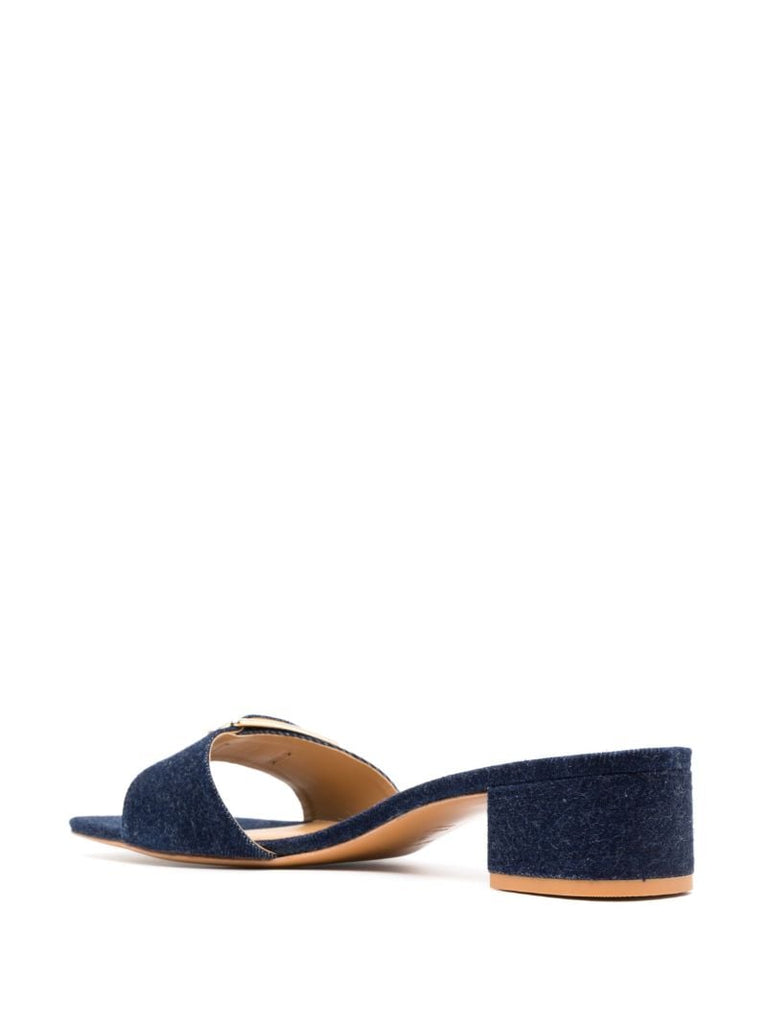 Blue Adria 35 Denim Mules
