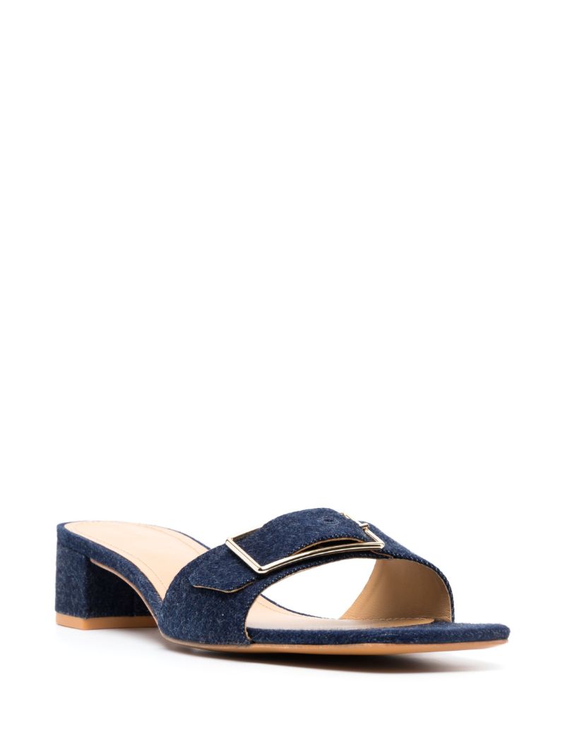 Blue Adria 35 Denim Mules