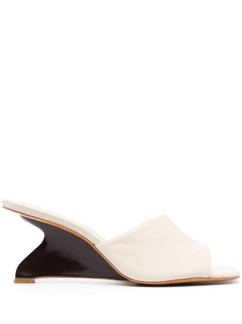 Neutral Enya Wedge Mules