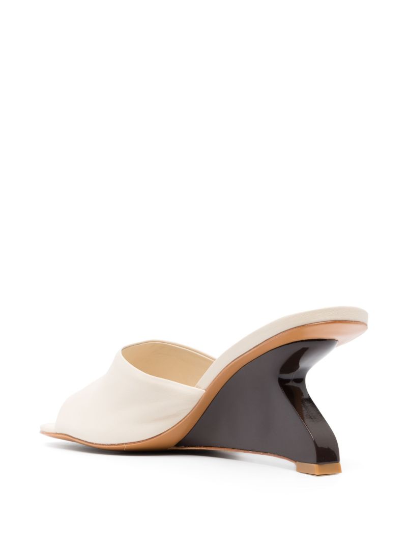 Neutral Enya Wedge Mules