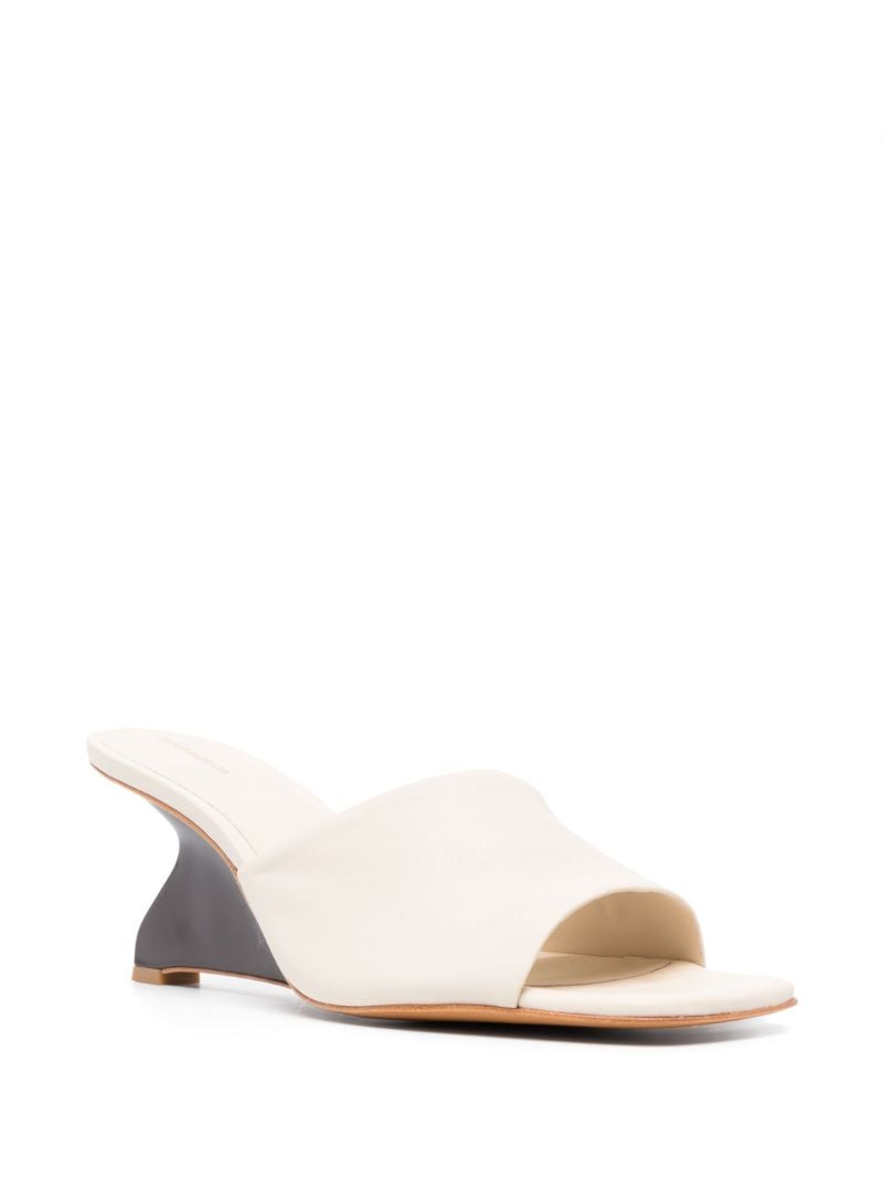 Neutral Enya Wedge Mules