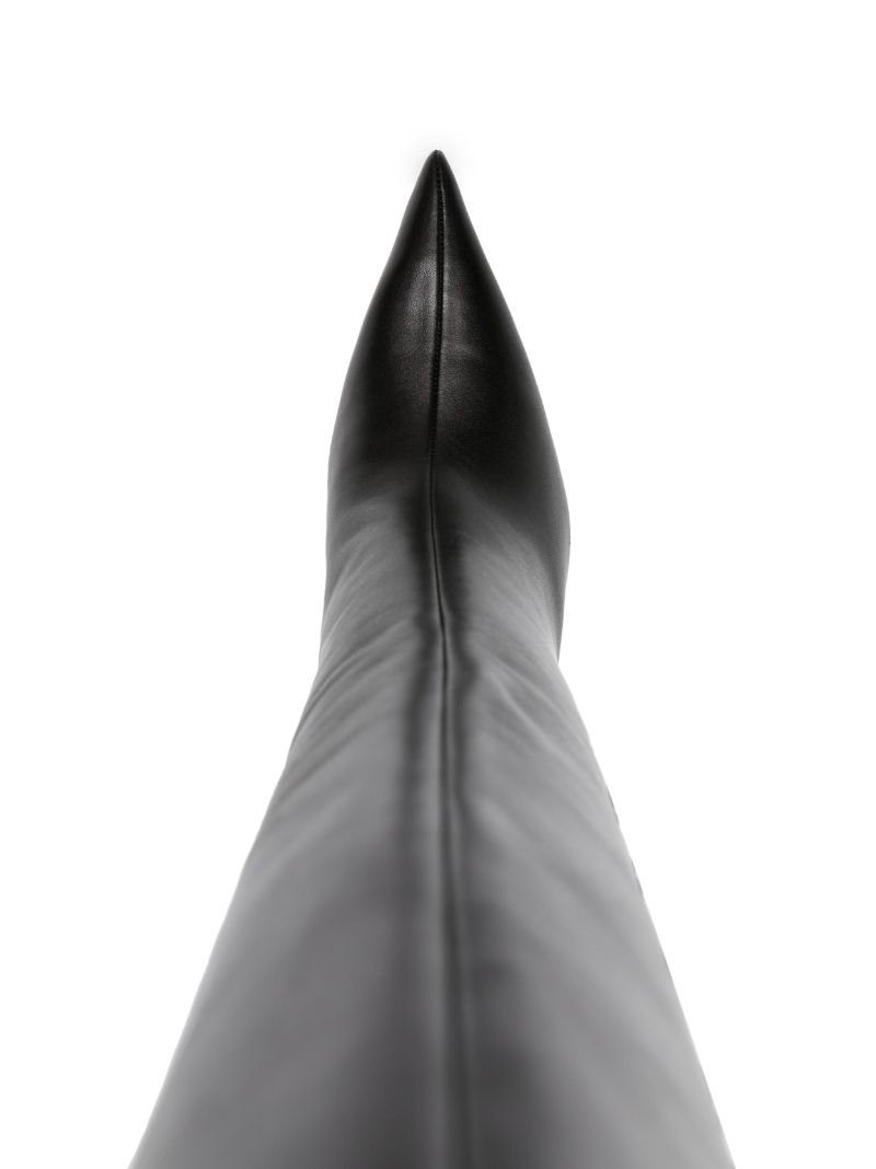 Black Delphine 105 Leather Boots