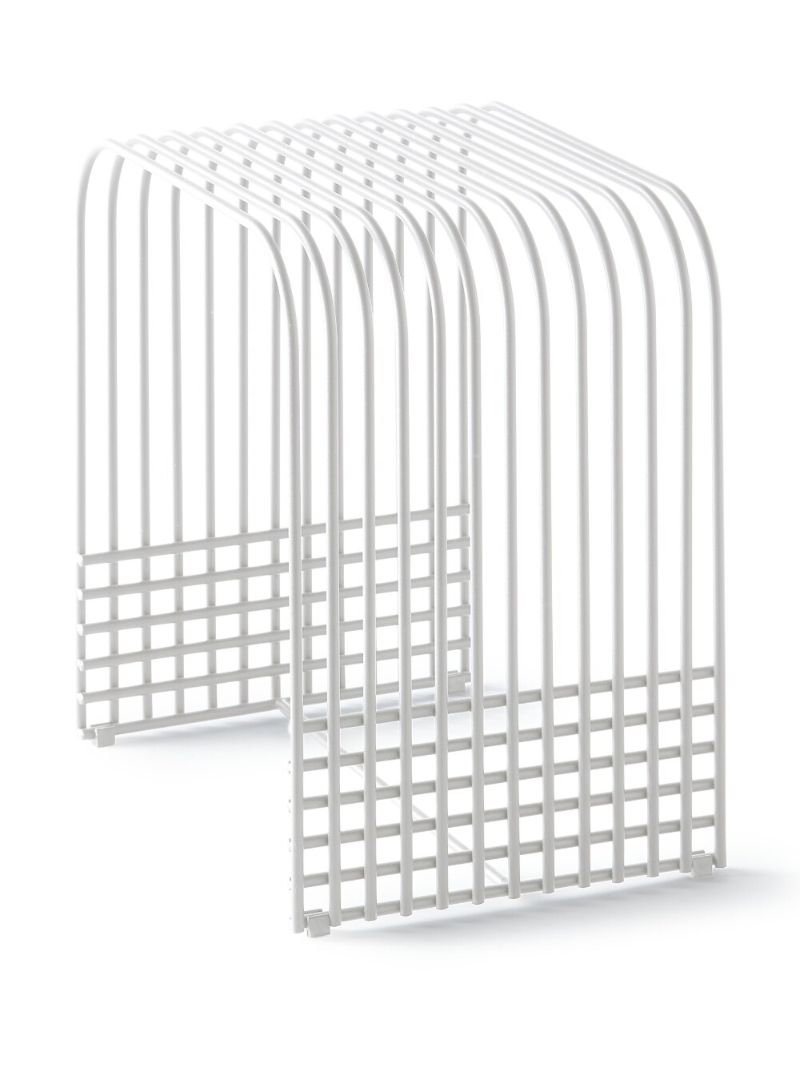 White Drop Modular Stool