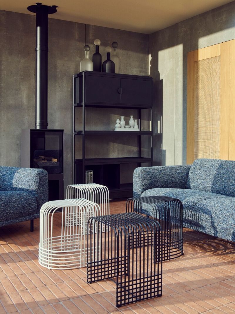 White Drop Modular Stool