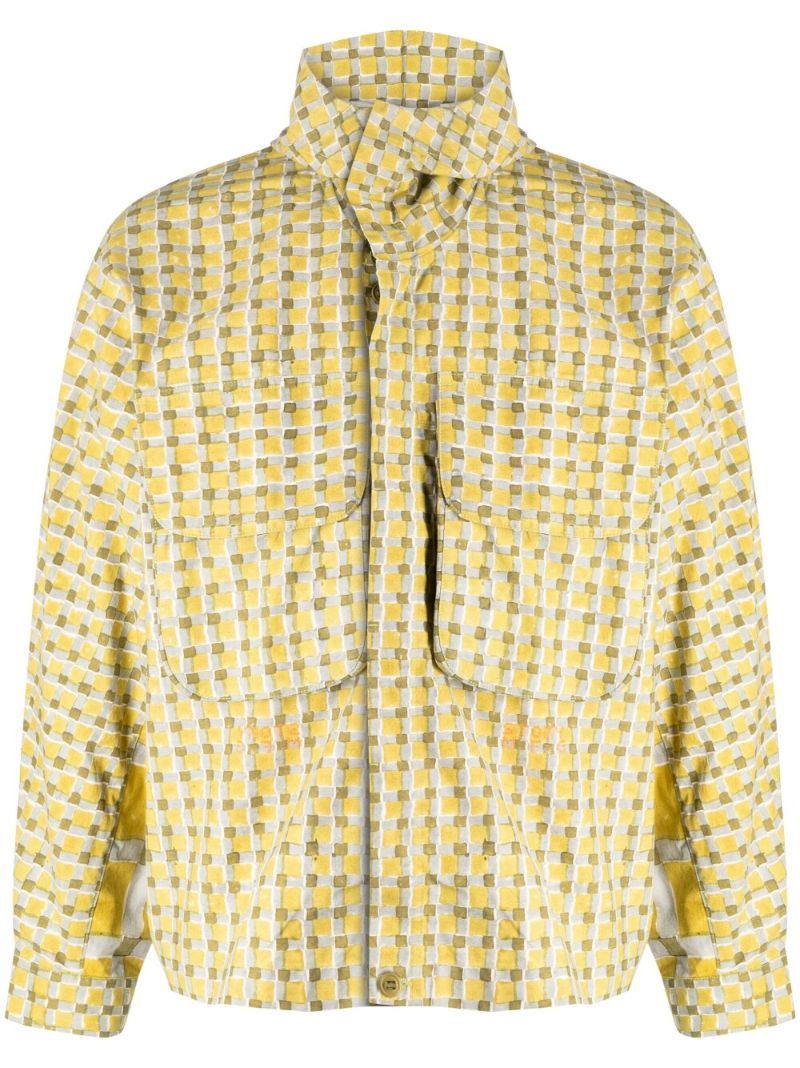 Yellow Forager Checked Jacket