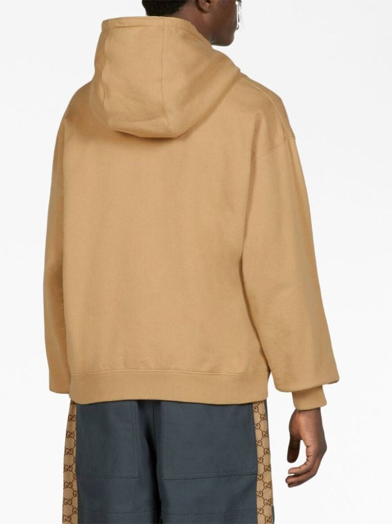 Beige Interlocking G Hoodie