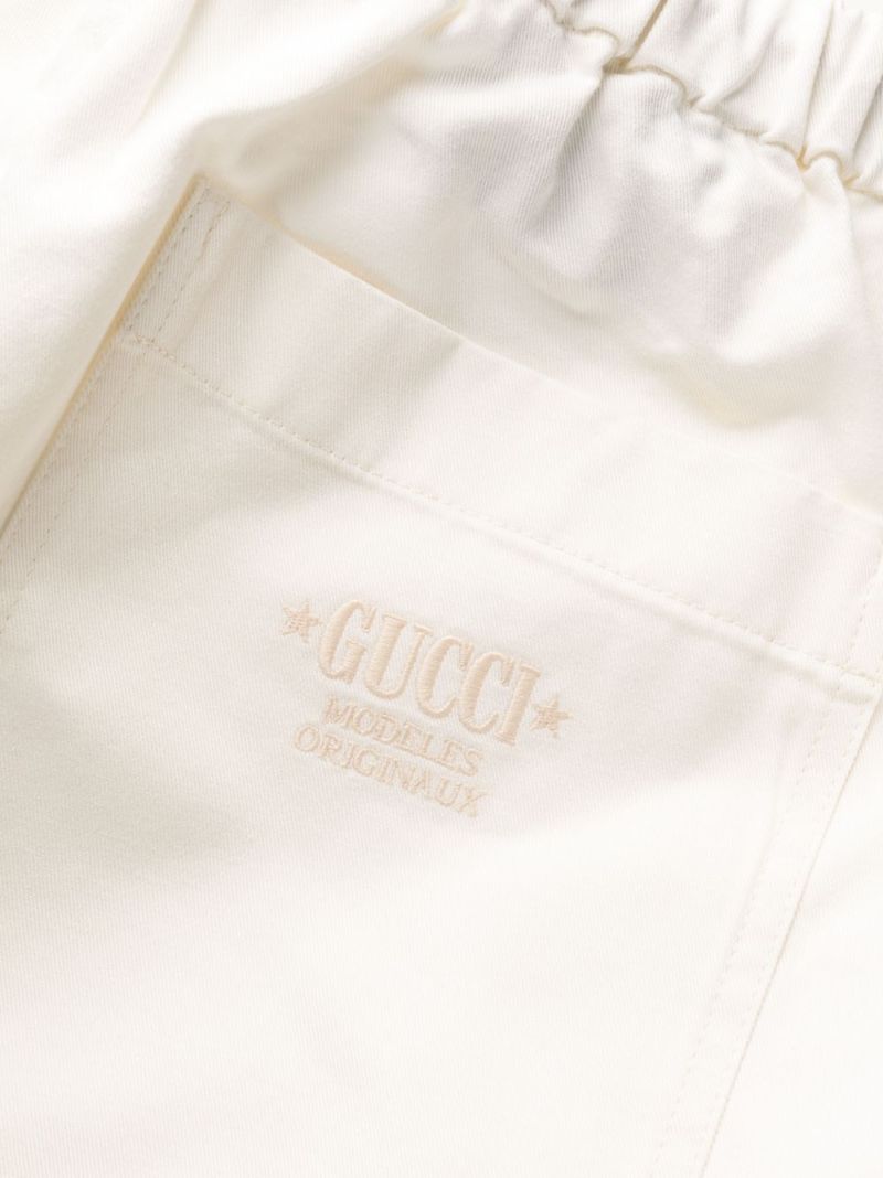 Cotton Straight Trousers