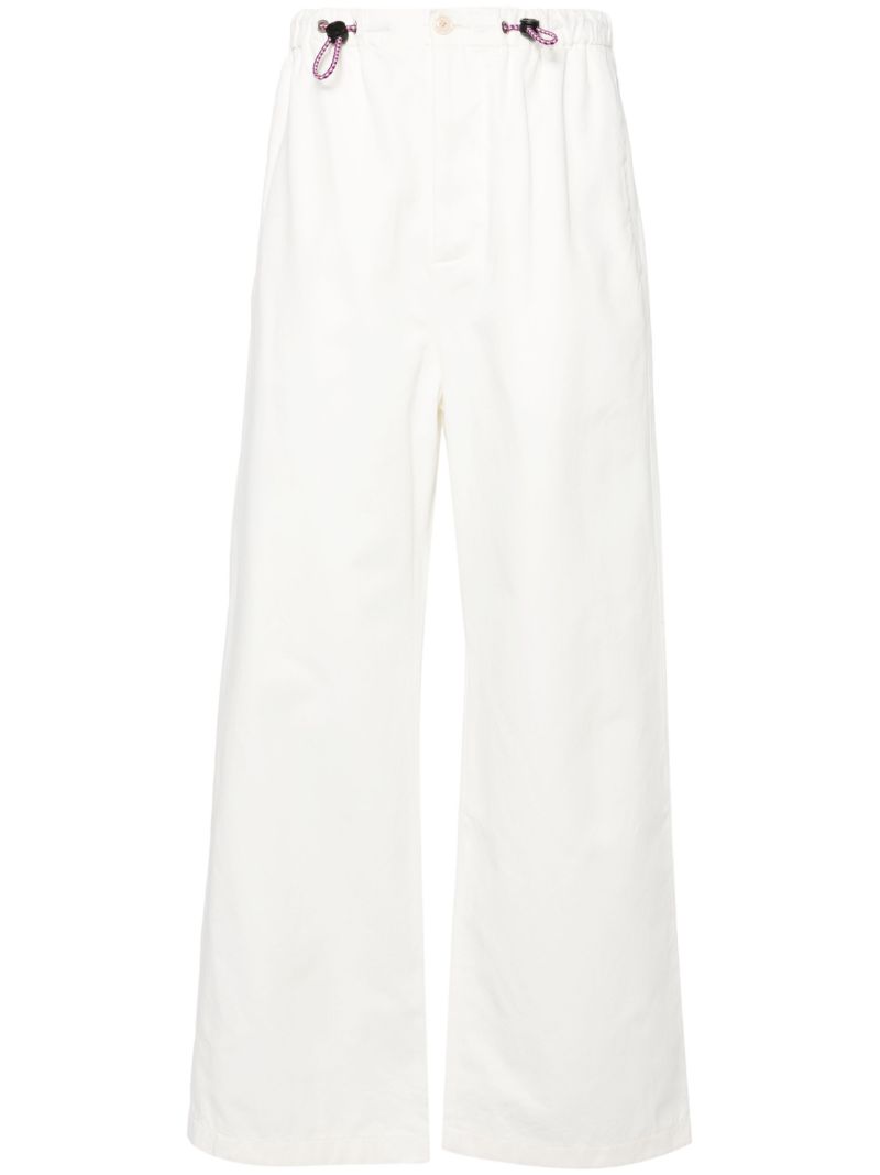Cotton Straight Trousers