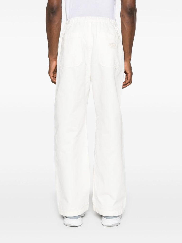 Cotton Straight Trousers
