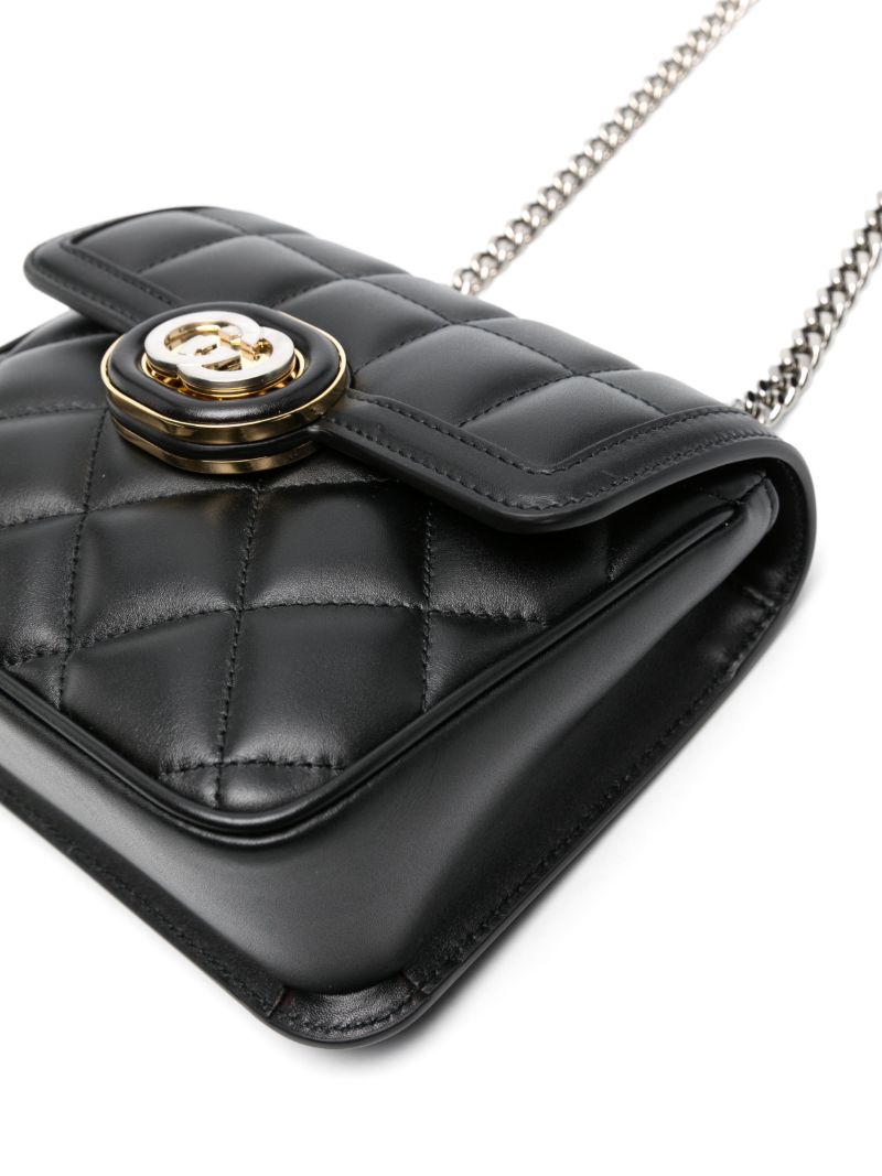 Black Mini Deco Shoulder Bag
