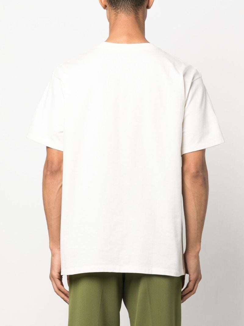 White Gucci Blade Print T-shirt