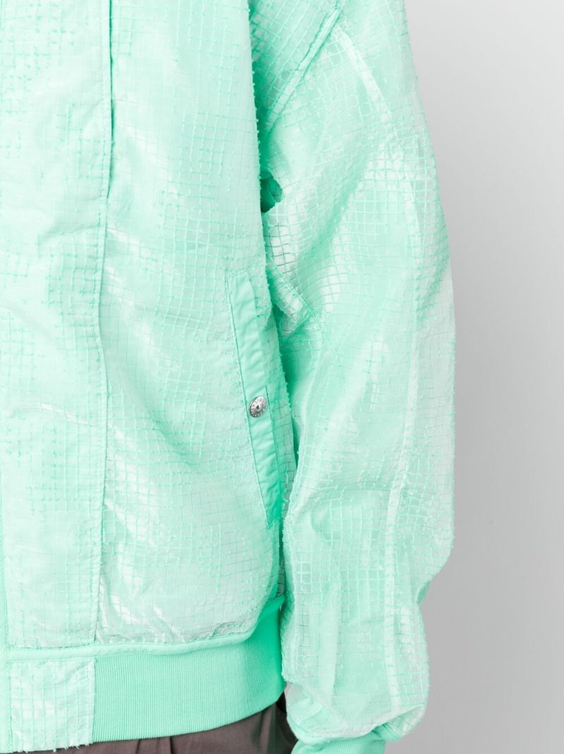 Green Ripstop Bomber Jacket