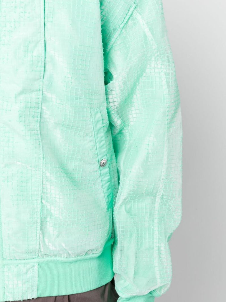 Green Ripstop Bomber Jacket