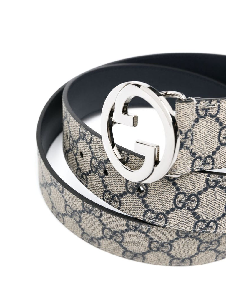 Neutral Gg Supreme Leather Belt
