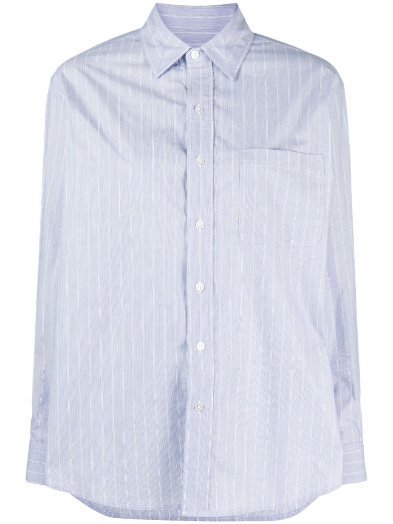Blue Striped Long-sleeve Shirt