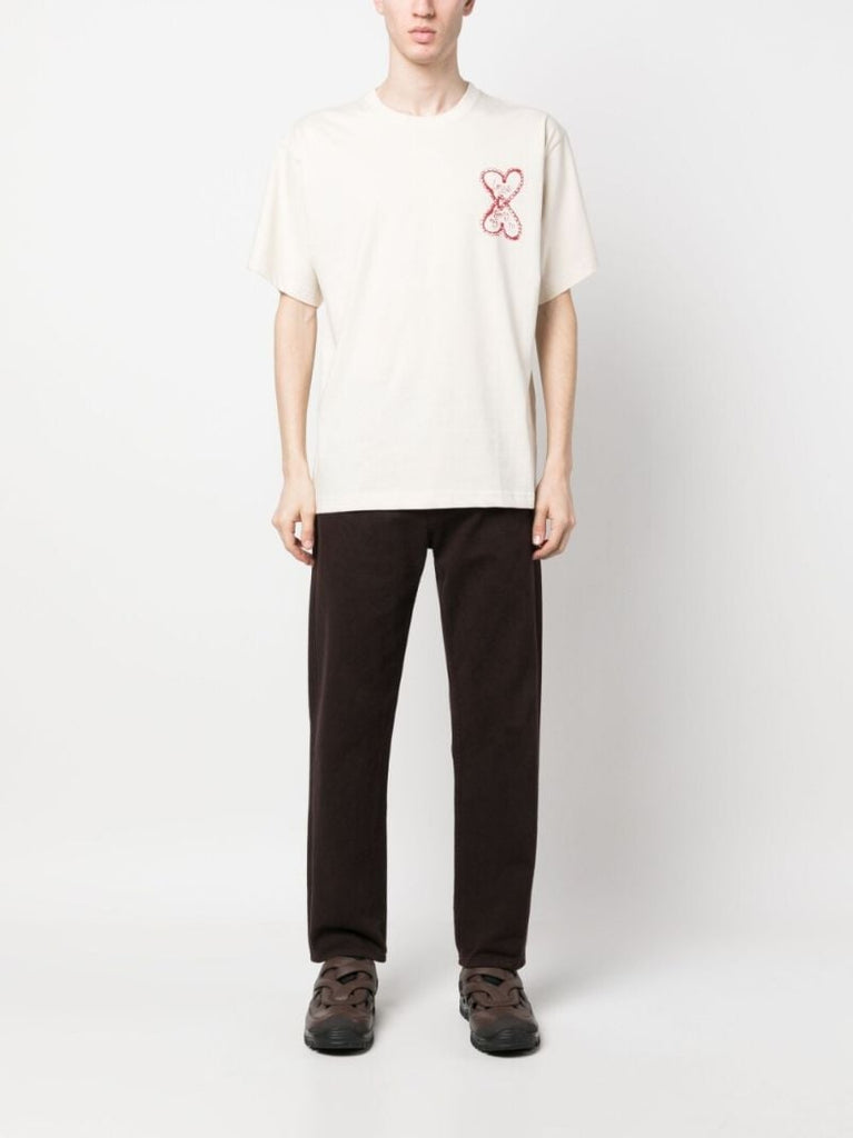 White Grateful Graphic Print T-shirt