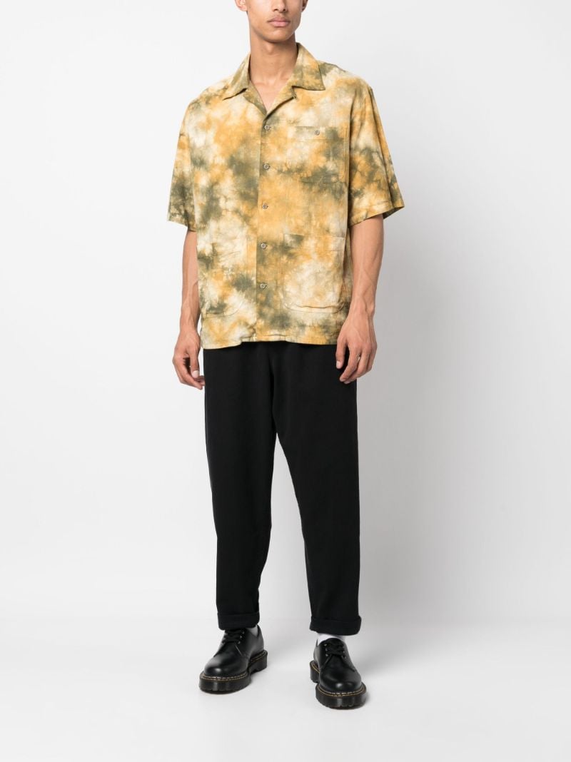 Black Drawstring-waist Trousers