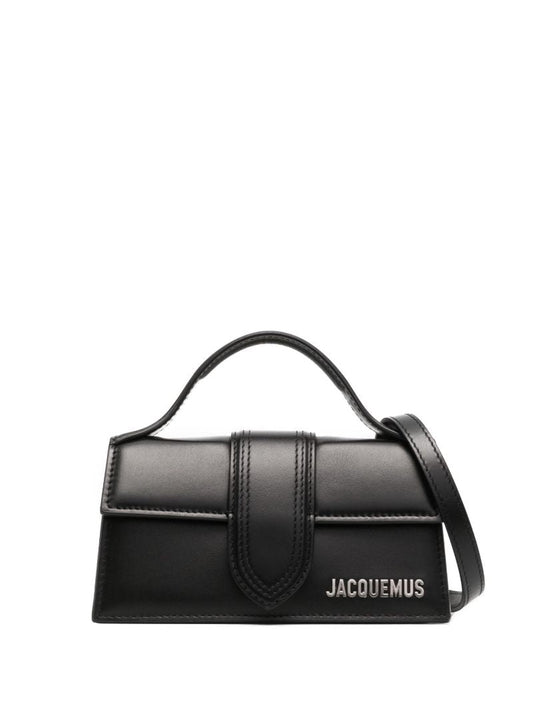 Black Le Bambino Leather Shoulder Bag