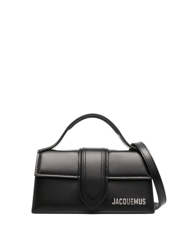 Black Le Bambino Leather Shoulder Bag