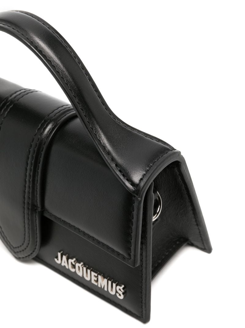 Black Le Bambino Leather Shoulder Bag