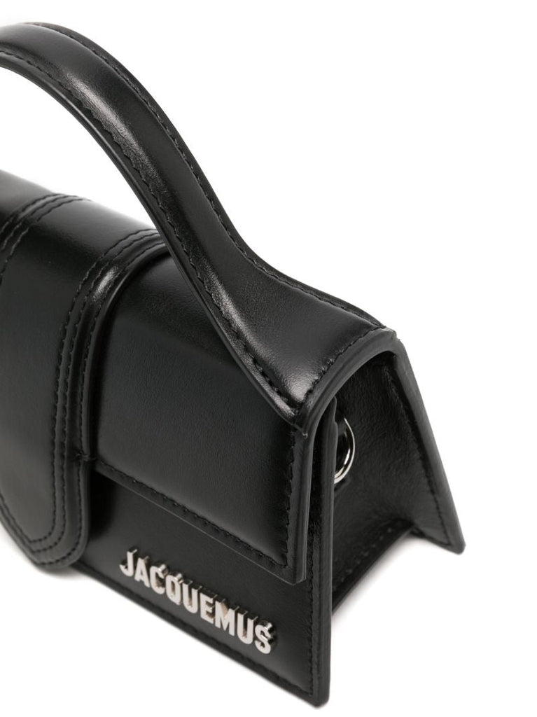 Black Le Bambino Leather Shoulder Bag