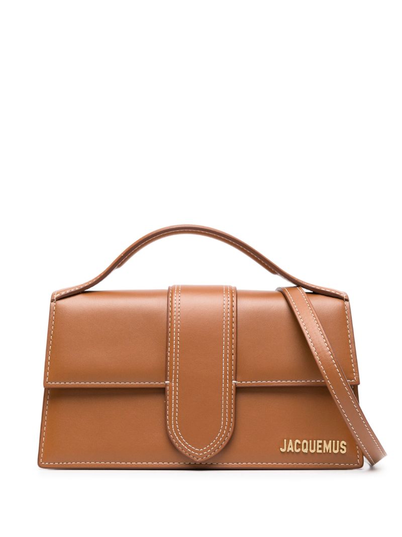 Brown Le Grand Bambino Leather Shoulder Bag