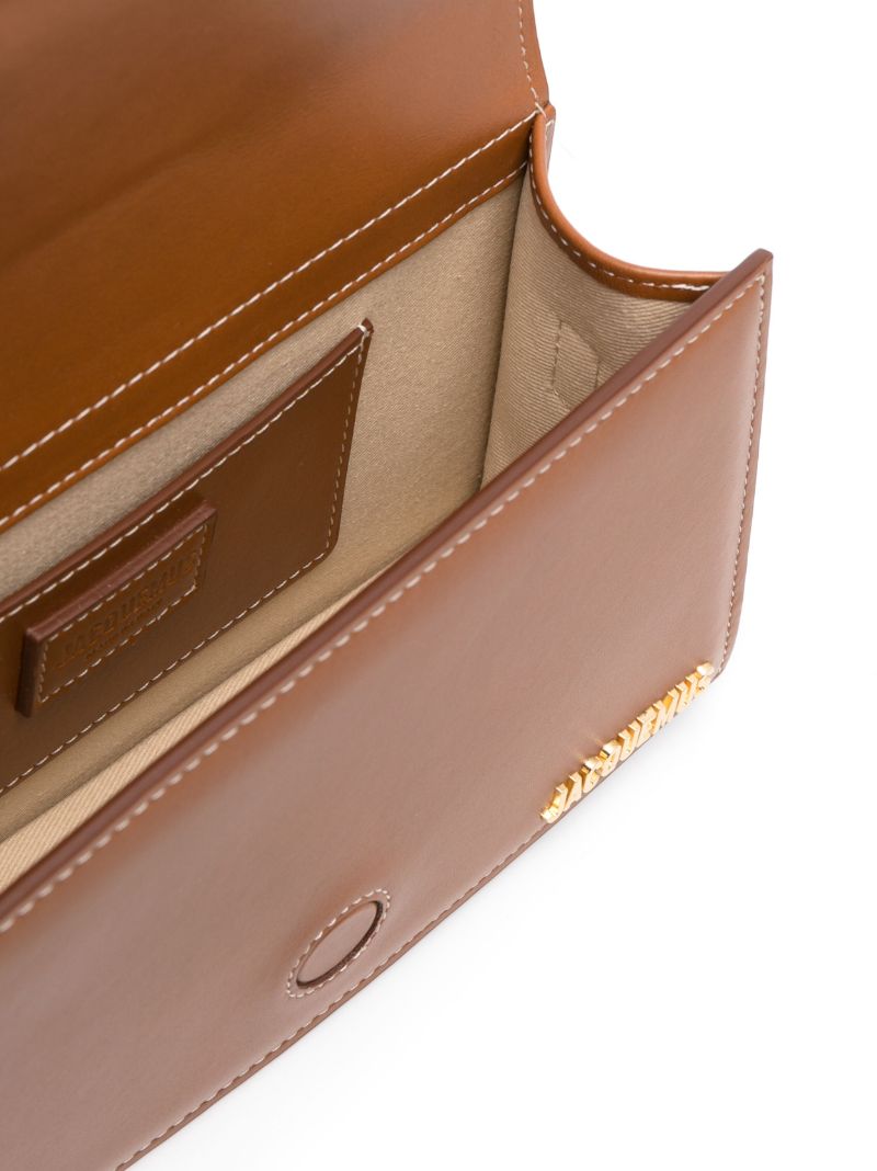 Brown Le Grand Bambino Leather Shoulder Bag