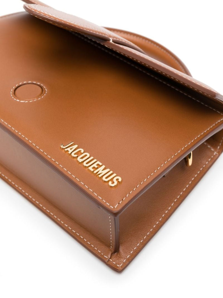 Brown Le Grand Bambino Leather Shoulder Bag