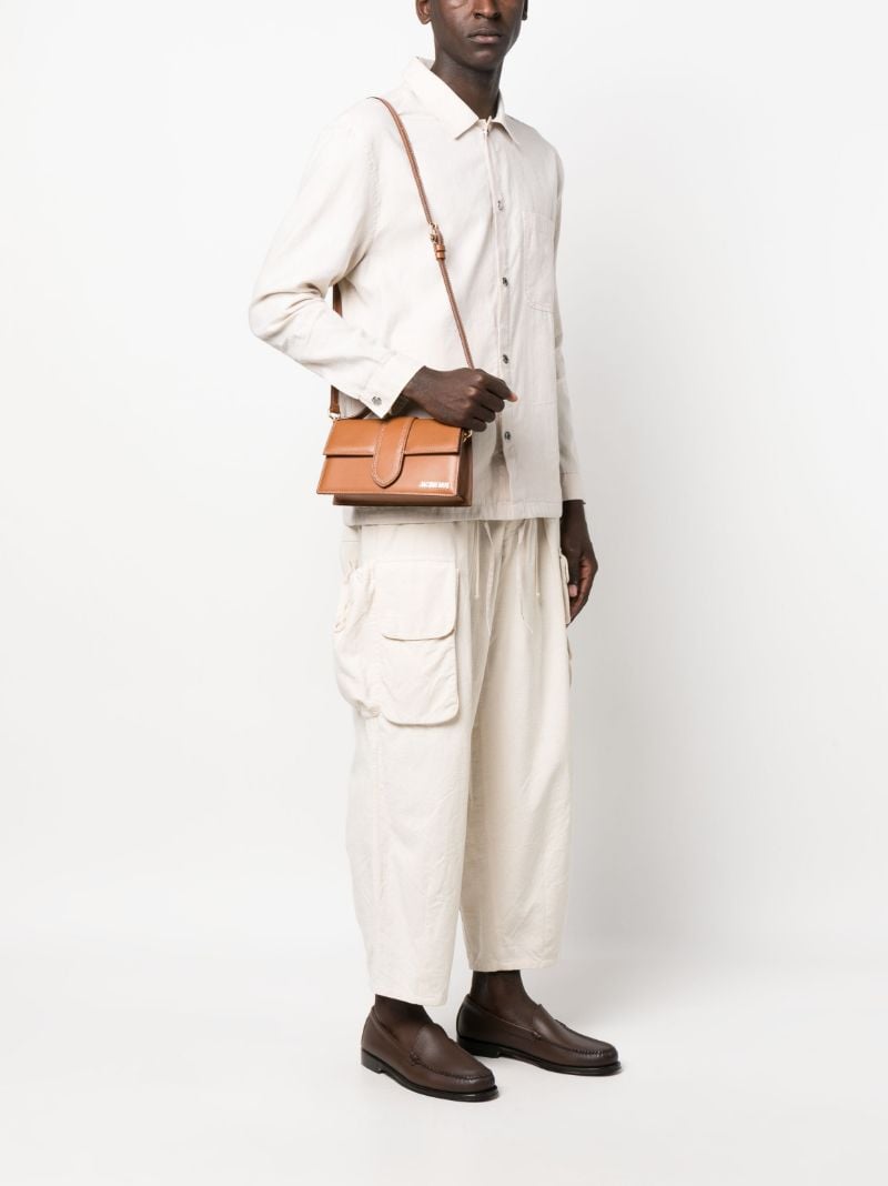 Brown Le Grand Bambino Leather Shoulder Bag