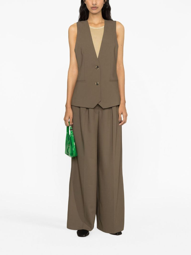 Brown Tailored Waistcoat