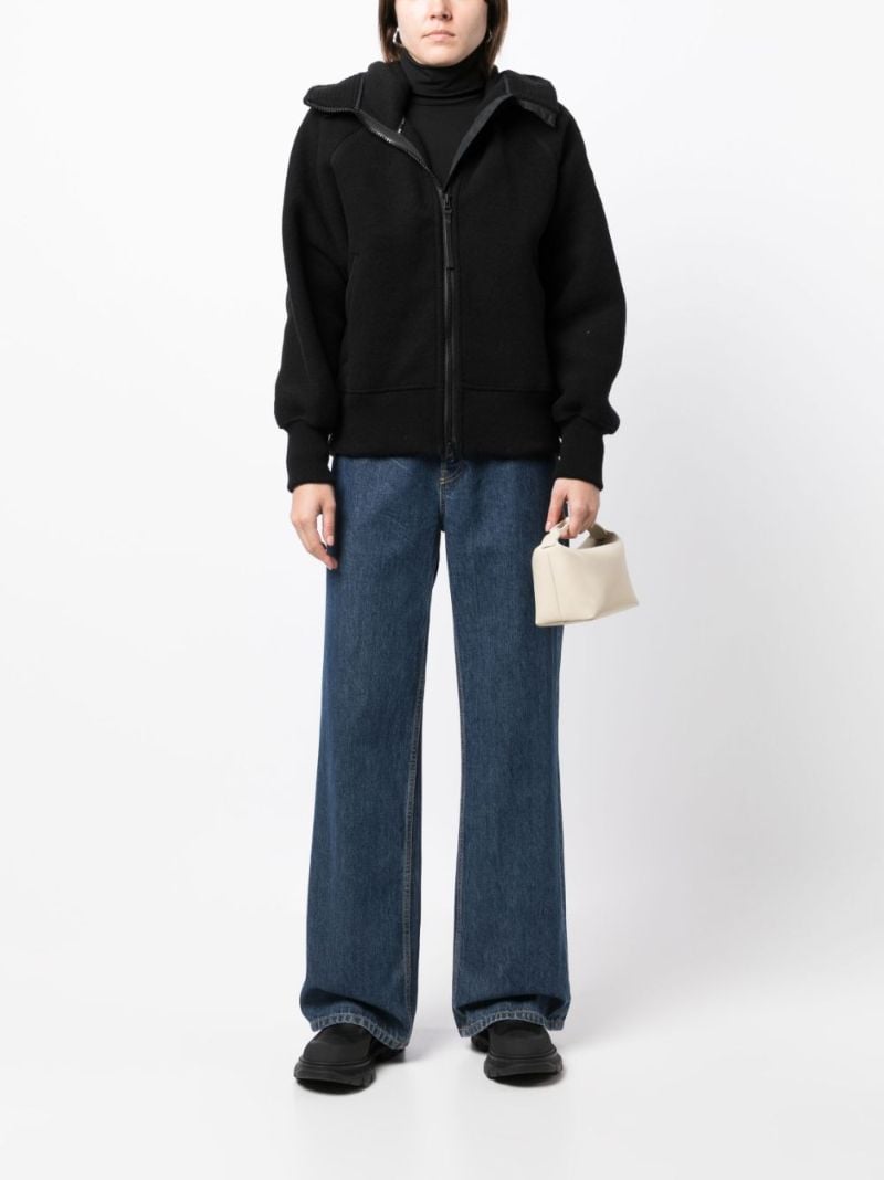 Black Chilliwack Fleece Hooded Jacket