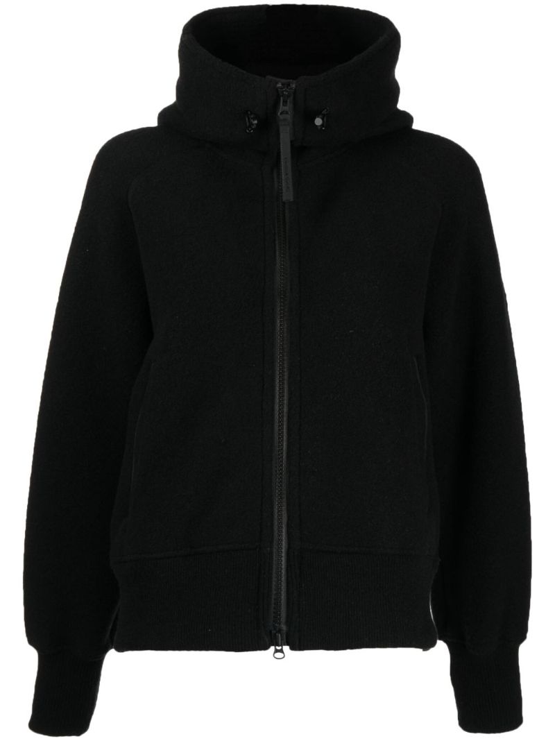 Black Chilliwack Fleece Hooded Jacket