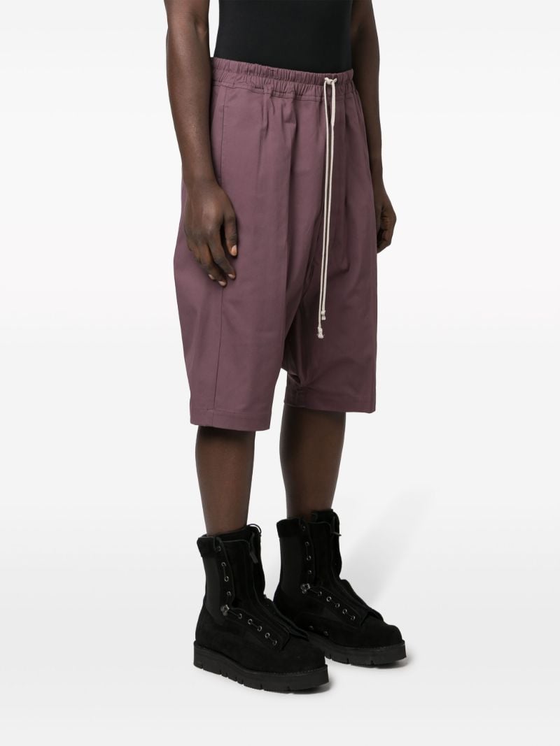 Purple Drop Crotch Shorts