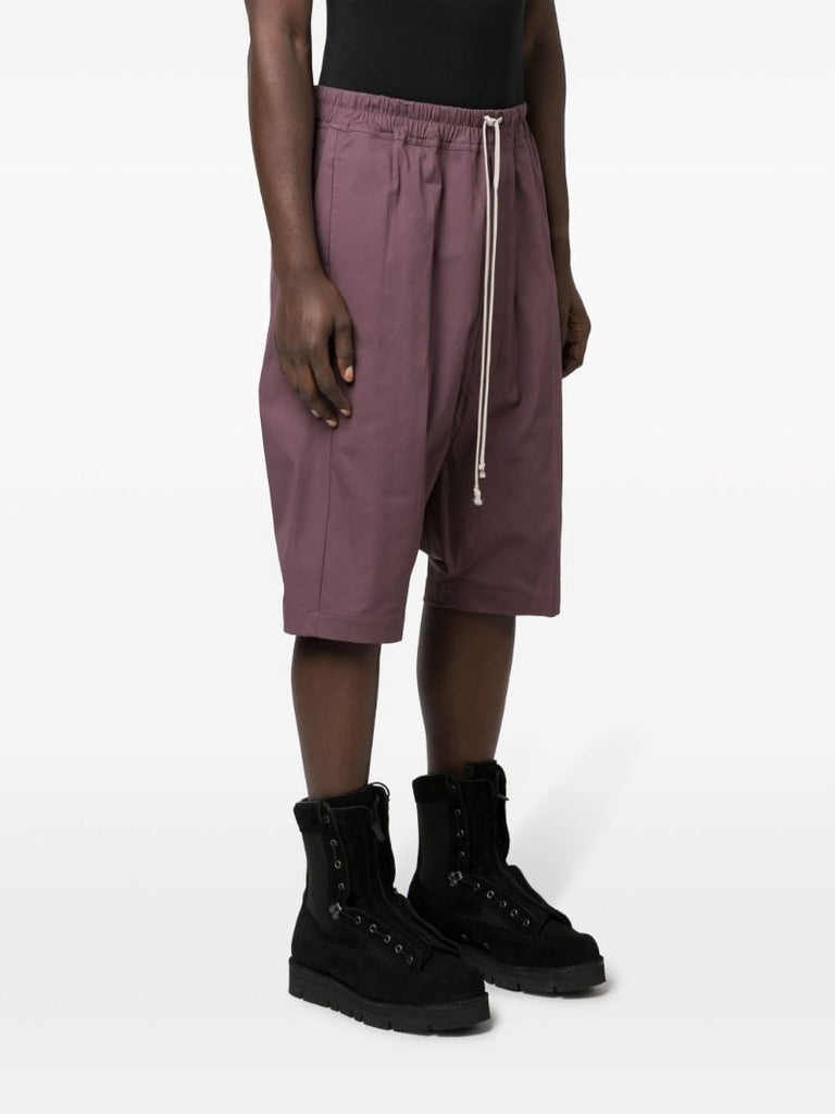 Purple Drop Crotch Shorts