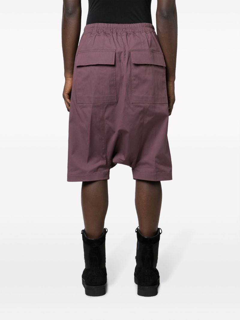 Purple Drop Crotch Shorts