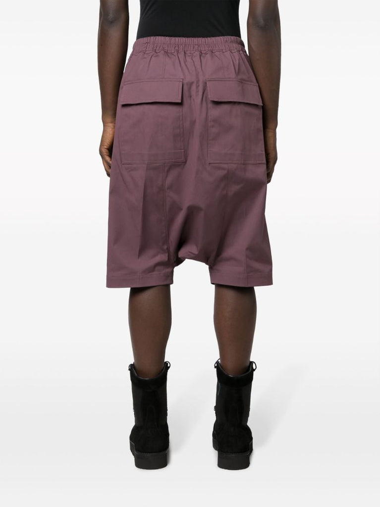 Purple Drop Crotch Shorts