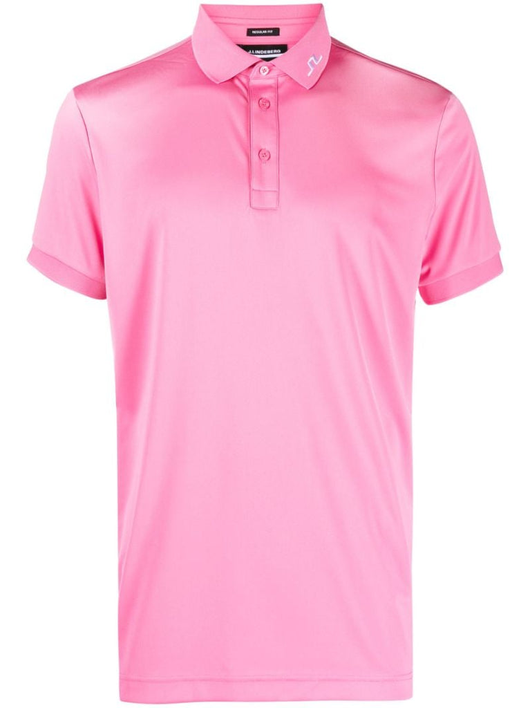 Pink Kv Logo Print Polo Shirt